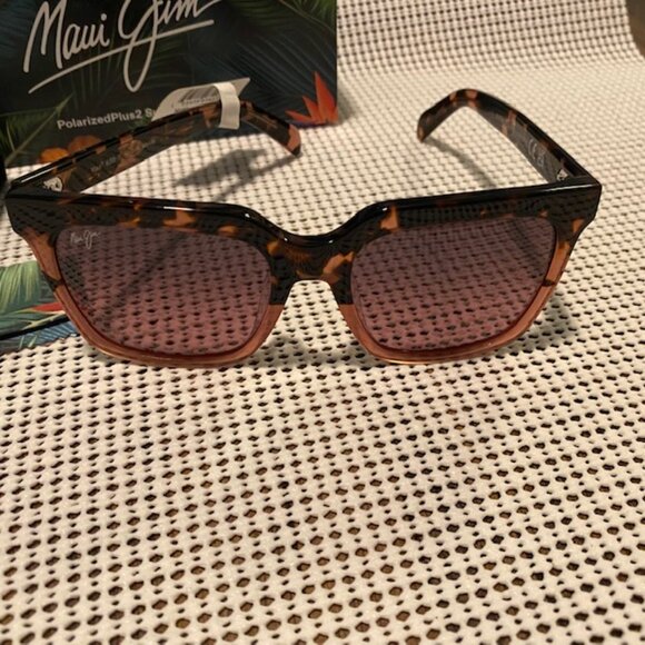 Maui Jim Rooftops Sunglasses – Pink Tortoise with Pink / Maui Rose® Lens (NIB) - Picture 10 of 10